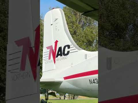 *EPIC* Douglas DC-6 at Anchorage! #shorts