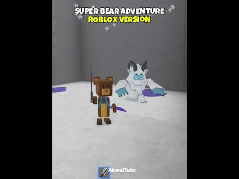 Super Bear Adventure Real vs Roblox Version 🥶