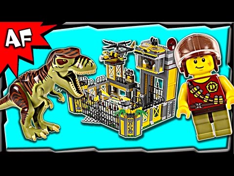 Lego DINO DEFENSE HQ 5887 Stop Motion Build Review