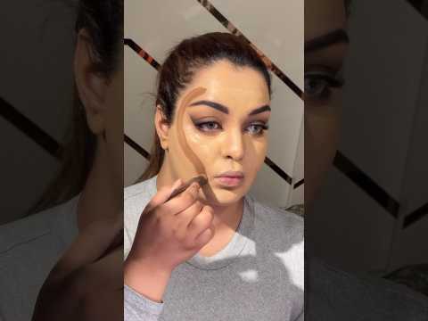 CLEAN HOLLYWOOD MAKEUP TUTORIAL #youtubeshorts #shorts #makeup #tutorial