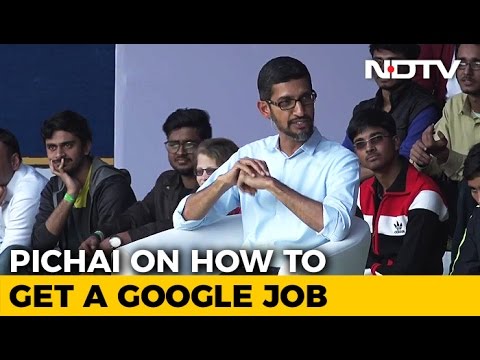 Sundar Pichai Shares Tips to Land a Google Job ๐ฏ