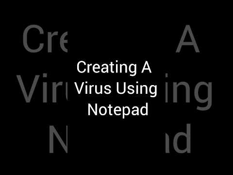 Creating A Virus Using Notepad #coding #shorts #youtubeshorts #youtuber #subscribe #like #gaming