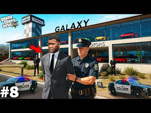 Franklin Arrested Near His Supercar Showroom In GTA 5! #8