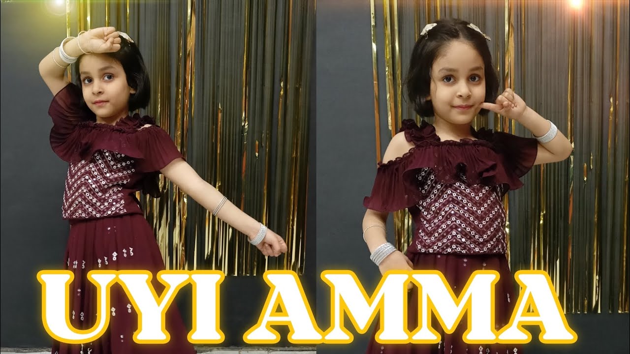Uyi Amma Dance Performance | Rasha Thadani | Kids Dance Video