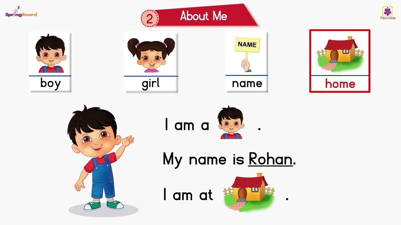 Springboard JR KG Reader: About Me | Periwinkle 📖