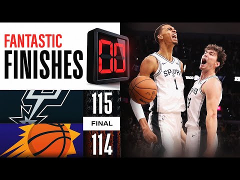 Final 5:00 WILD ENDING Spurs vs Suns | October 31, 2023