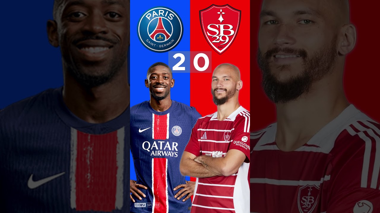 PSG vs Brest: Remontada ou élimination ? ⚽