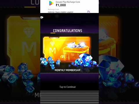 MONTHLY MEMBERSHIP 🤯 special free fire redeem code 👍 #foryou#foryoupage#freefirehighlights#shorts