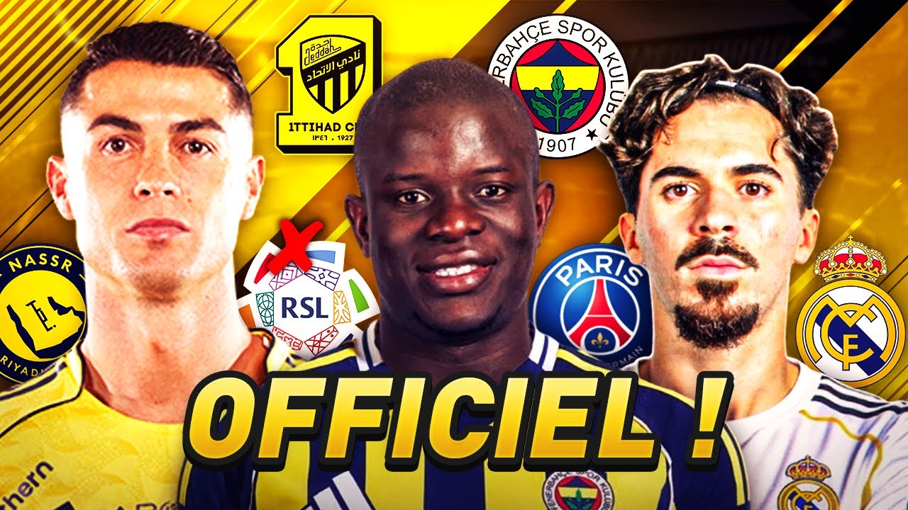 Transferts Hivernaux 2026 : N'Golo Kant, Ronaldo, Vítinha ⚽