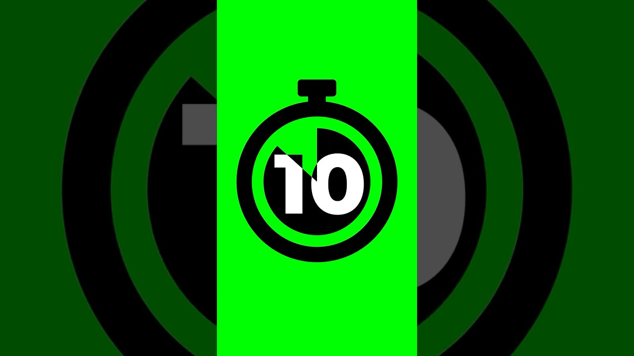 10-Second Countdown Timer ⏱️ for Videos
