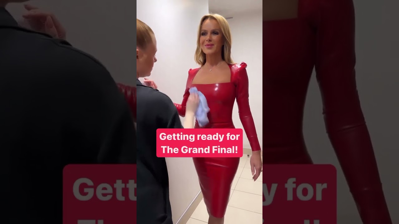 Woman Lands Dream Job Polishing Amanda Holden's Stunning Latex Dress ✨