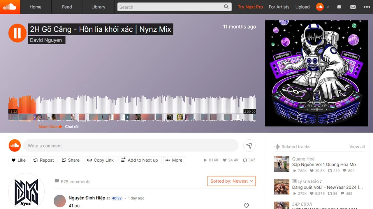 Soundcloud 2024: 2H Gõ Căng - Hồn Lìa Khỏi Xác | Nynz Mix 🎶