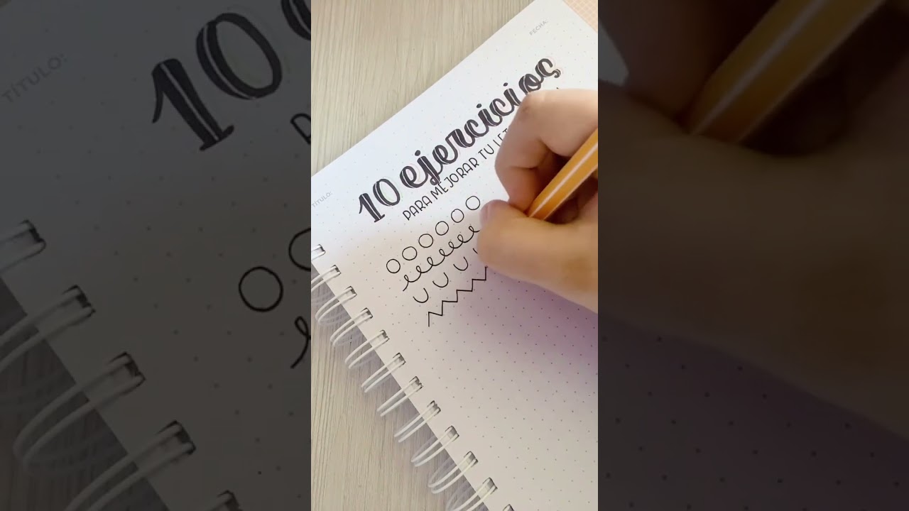 Ejercicios efectivos para mejorar tu caligrafía