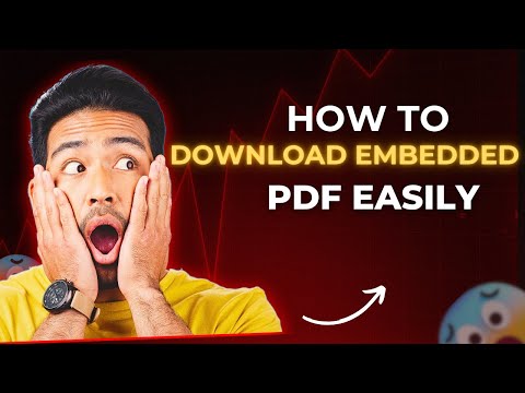 How to Download an Embedded PDF File from a Website, Step-by-Step Tutorial  "Earn and Learn online"