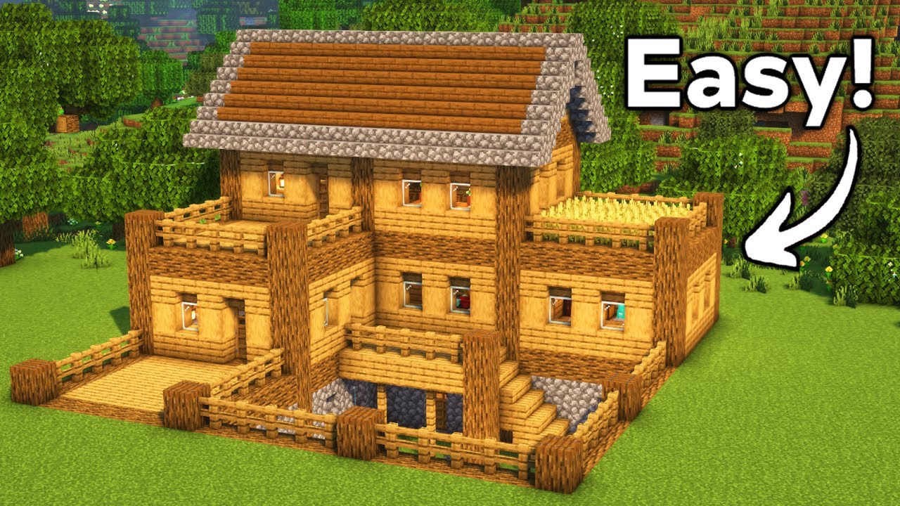 Minecraft: Build a Starter Survival House 🏠