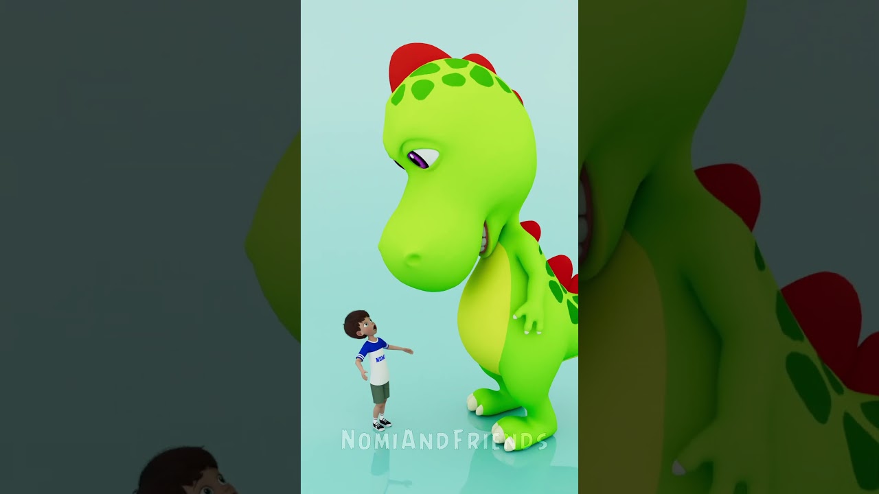 Hungry Nomi & Rex, Who Wins?π± #shorts #animation #loop