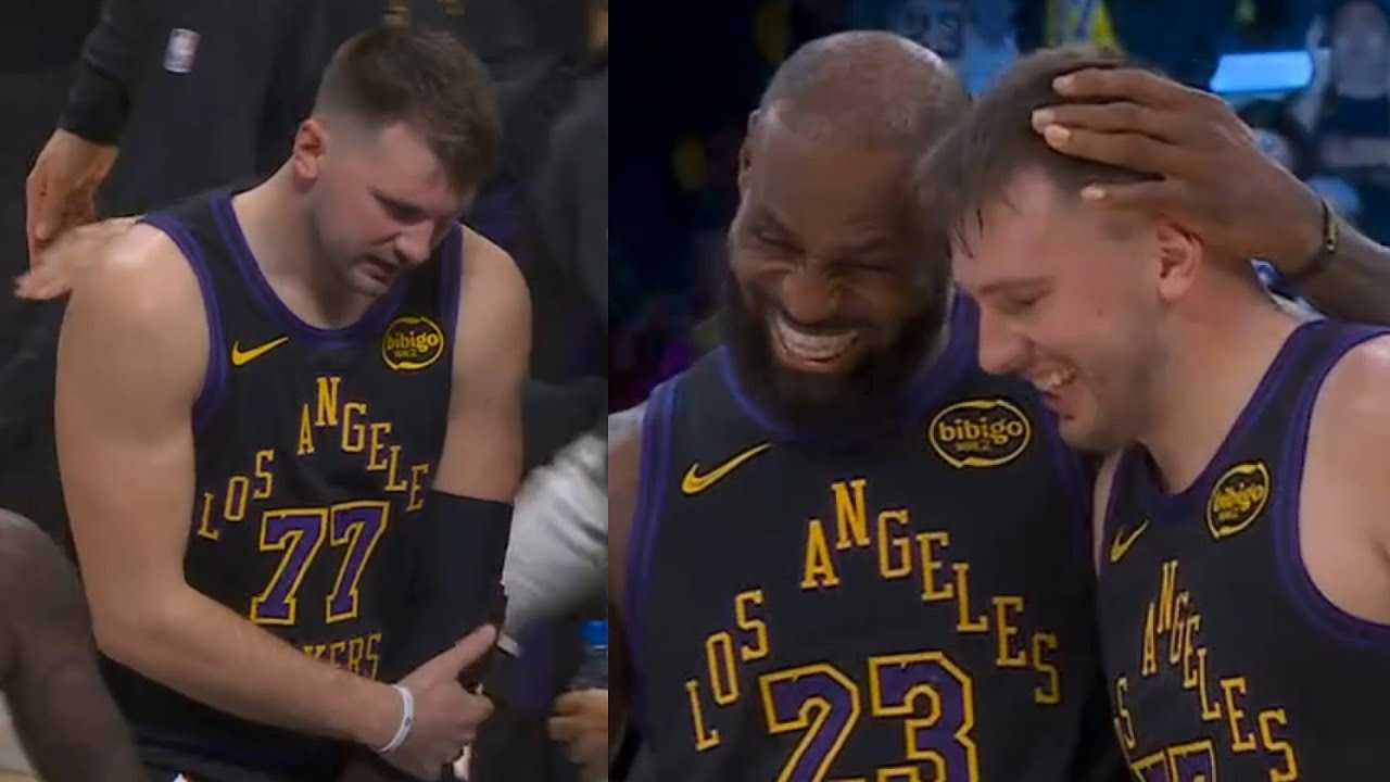 Luka Doncic Injured, LeBron Supports in Clutch 🏀
