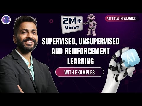 Supervised, Unsupervised and Reinforcement Learning in Artificial Intelligence in Hindi