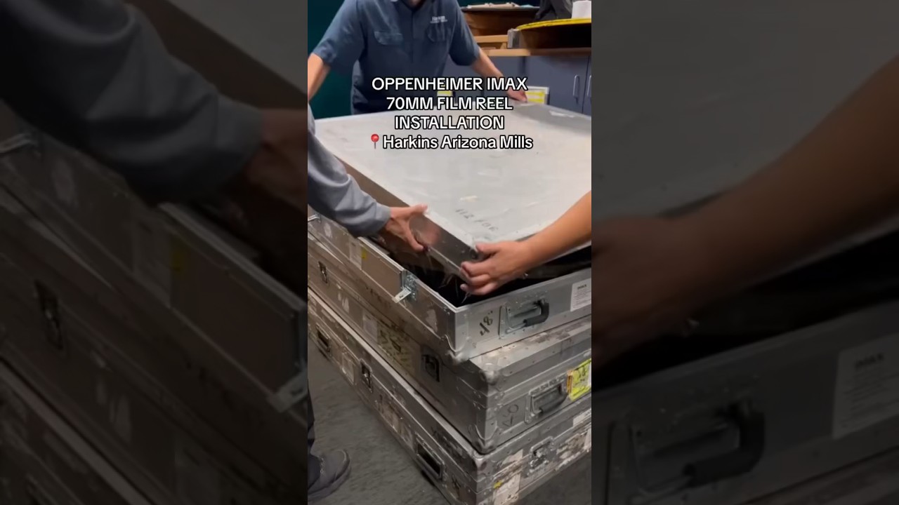 Oppenheimer 70MM IMAX Reel Installed at Harkins Arizona