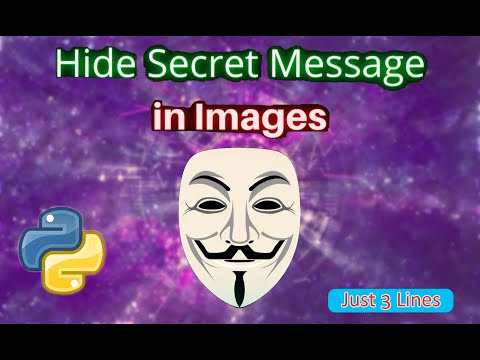 Image Steganography Using Python || python projects for beginners || Project Maker