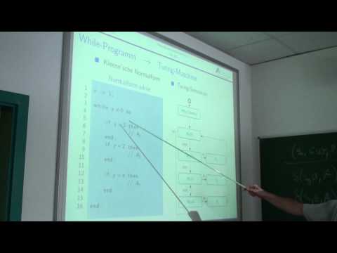 Theoretische Informatik Vorlesung Nr. 19