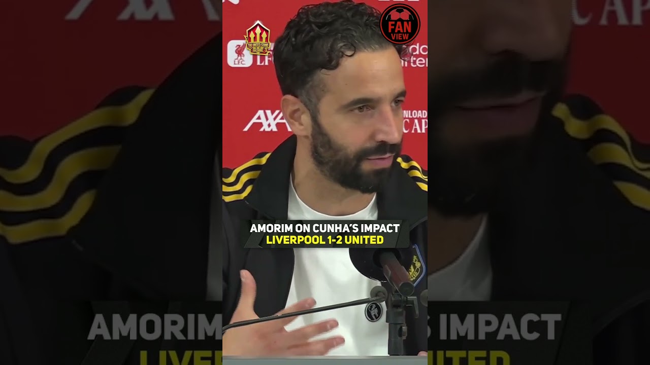 Ruben Amorim's Post-Match Interview at Anfield: Tactics & Selection Insights ⚽