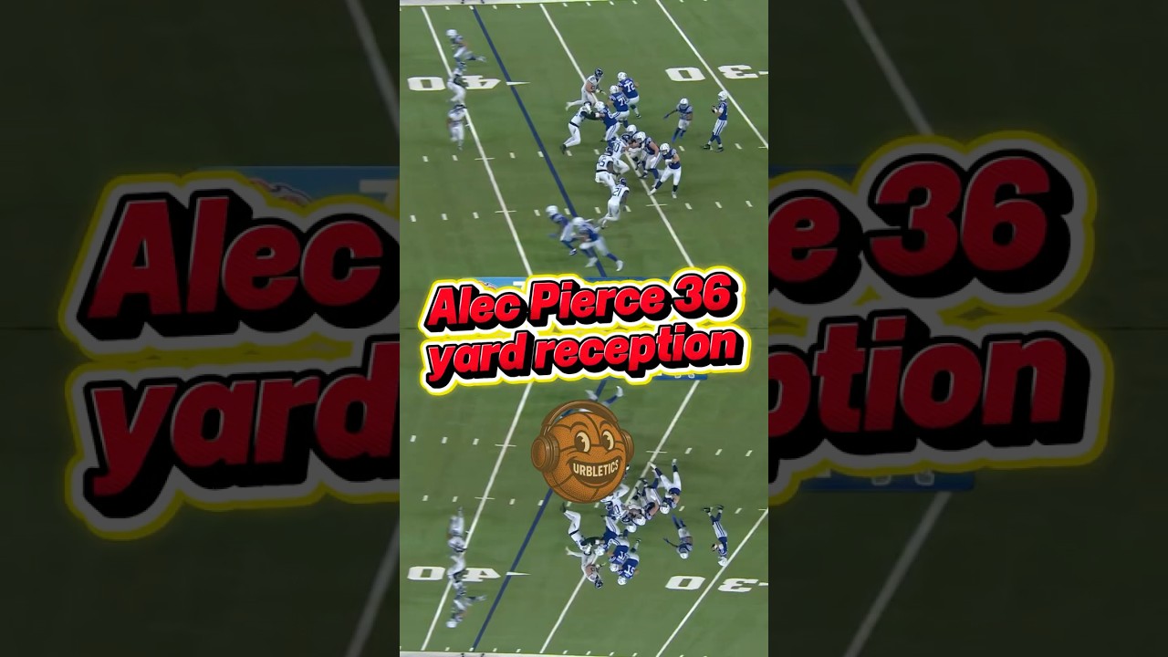 Minshew Connects with Alec Pierce for 36-Yard Play! Titans vs Colts 🔥