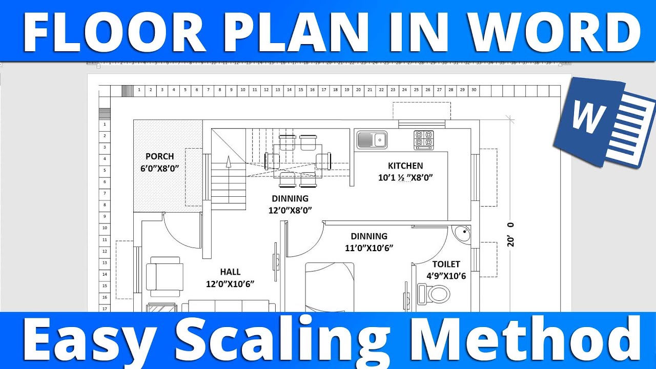 Create Floor Plans in Word with Easy Measurement 📏