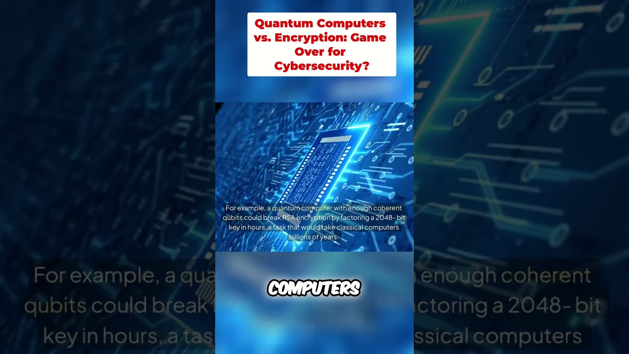 Quantum Computers vs. Encryption: Threat or Opportunity? 🔐