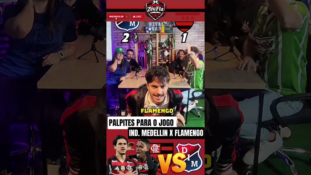 Palpites Flamengo vs Medellín ⚽