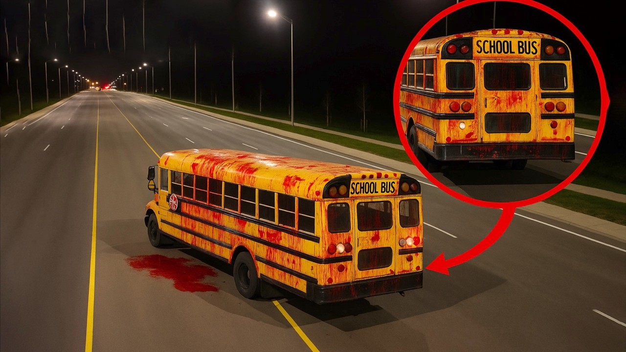 Haunted Ghostly School Bus – Watch & Stay Safe! 🚍