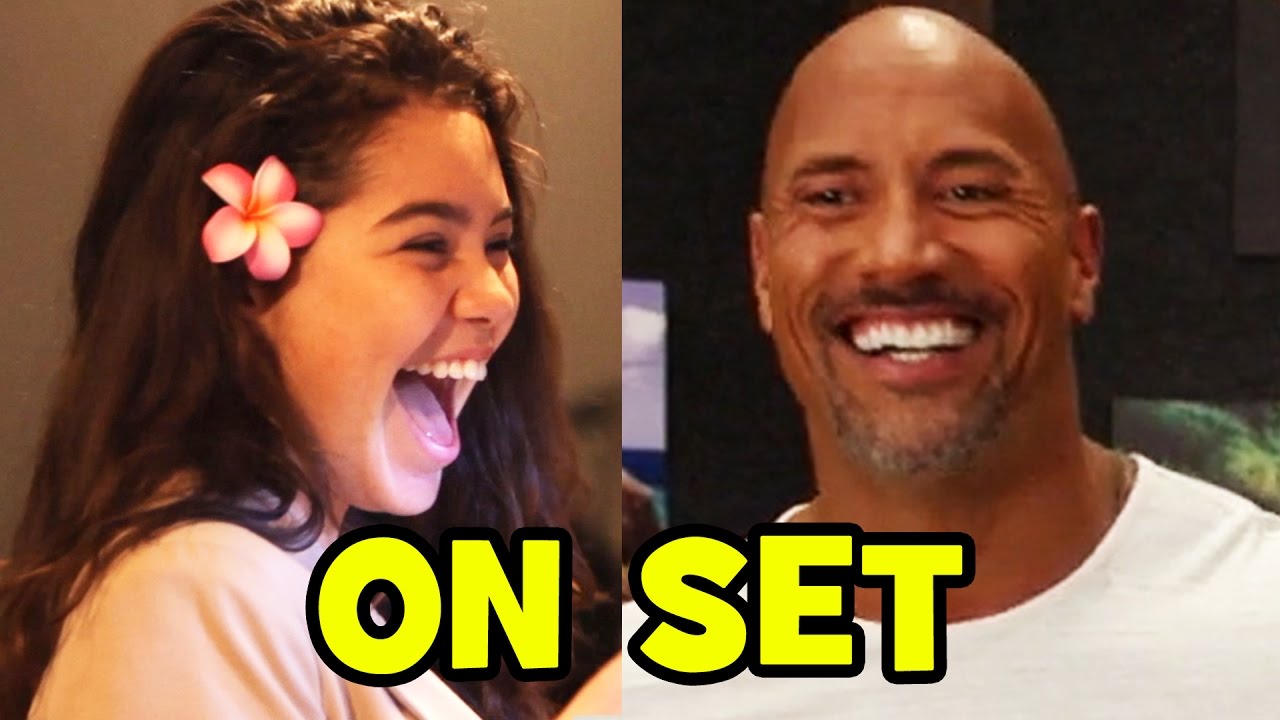 Moana Behind the Scenes with Voice Cast 🎬