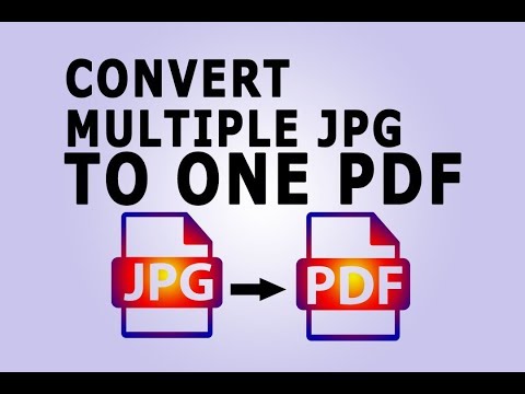 How to Convert Multiple JPG to One PDF | Photoshop Tutorial