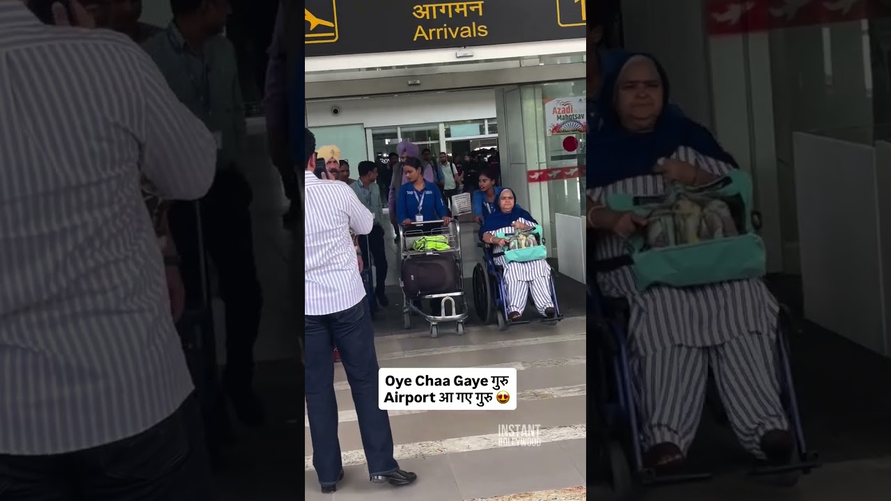 Navjot Singh Sidhu Spotted at Airport ✈️