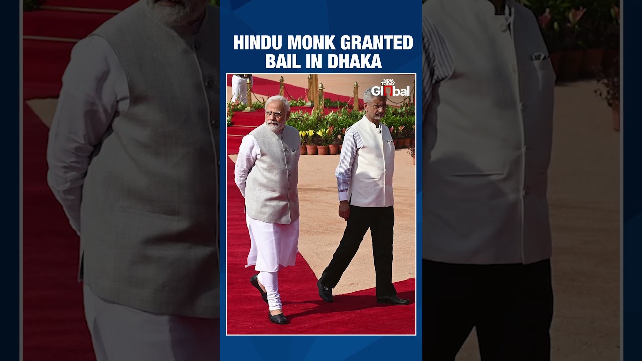 Hindu Monk Chinmoy Krishna Das Granted Bail by Bangladesh High Court | India Today Global