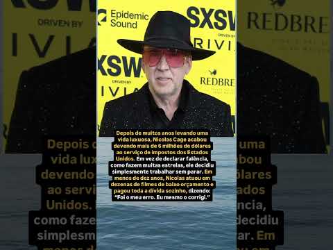 A história de perseverança e honra de Nicolas Cage