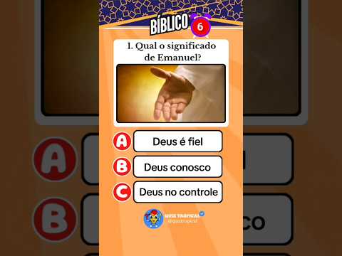 "Quiz Bíblico" Teste seus conhecimentos.#biblia #bible #quizbiblico  #fypyoutube #estudobiblico