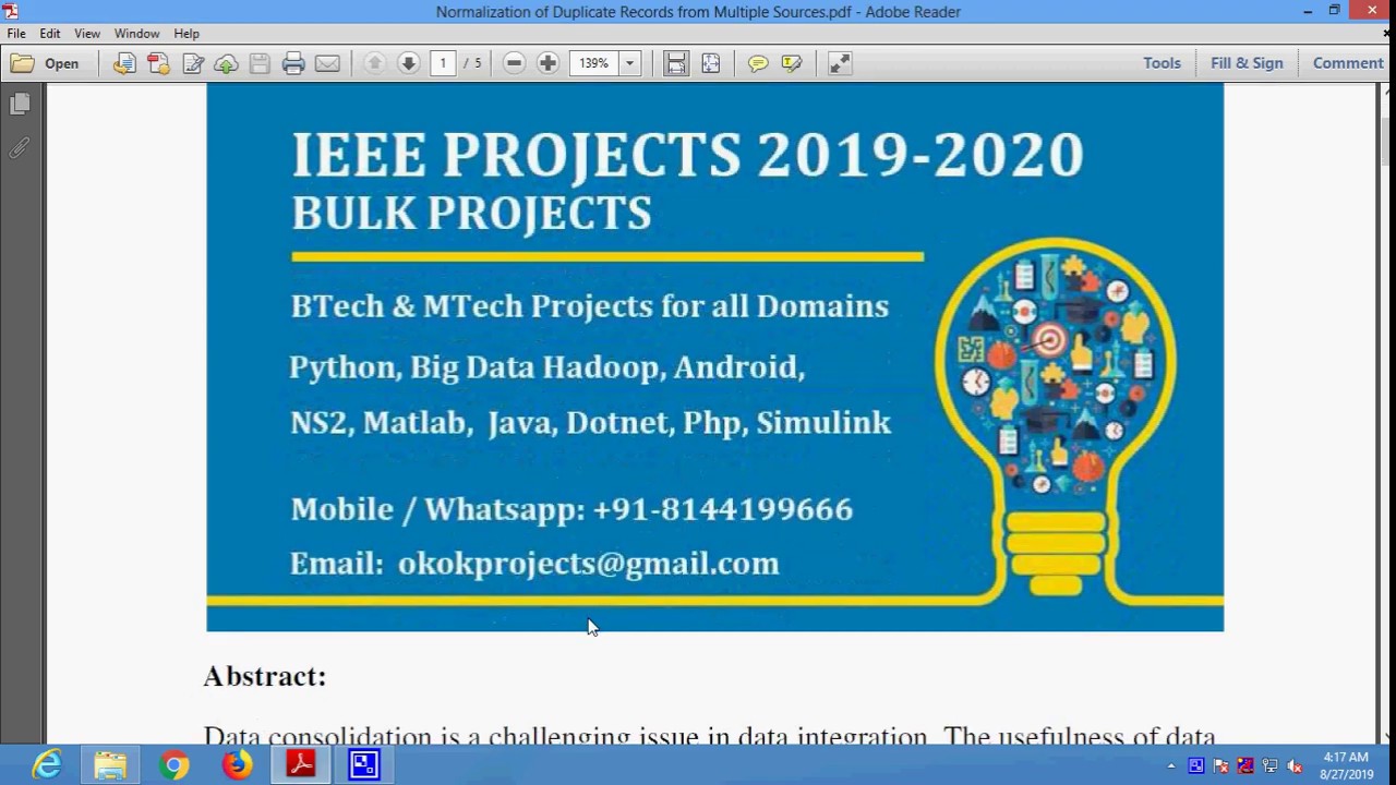 Normalization of Duplicate Records from Multiple Sources