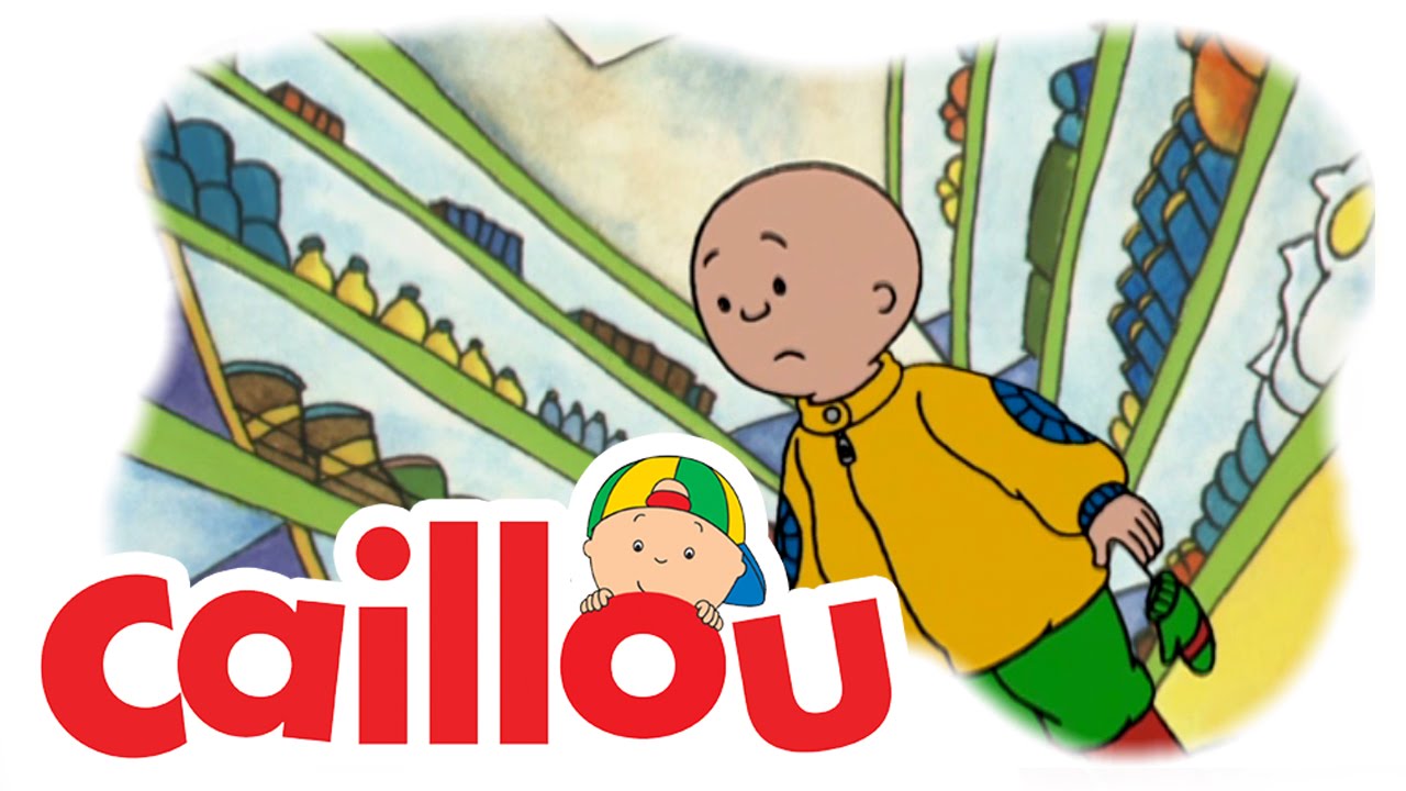 Caillou Goes Shopping | Cartoon for Kids