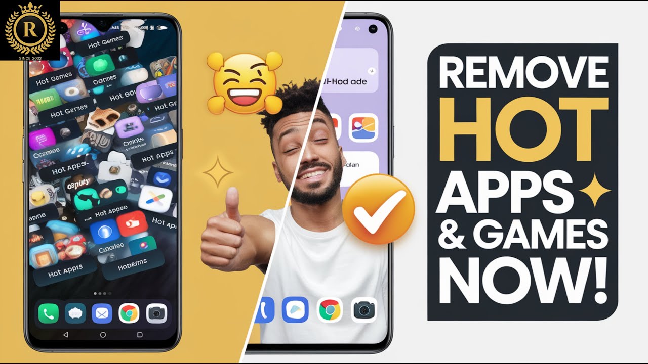 Delete Hot Apps & Games on Oppo 📱