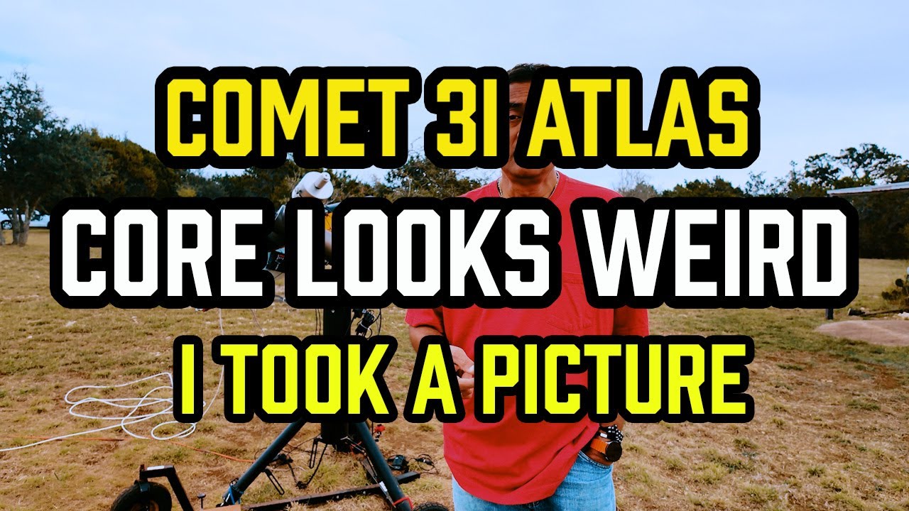 Comet 3i Atlas Core Appears Strange in Photos 🪐