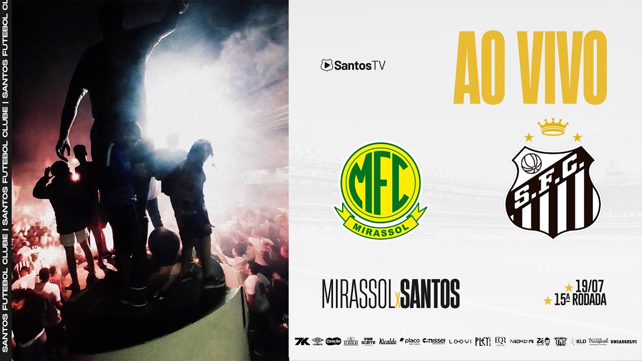 AO VIVO: Mirassol x Santos | Brasileirão A 2025
