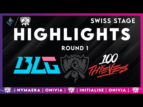 BLG vs 100T Highlights | Worlds 2025 Swiss Stage | Bilibili Gaming vs 100 Thieves by Onivia