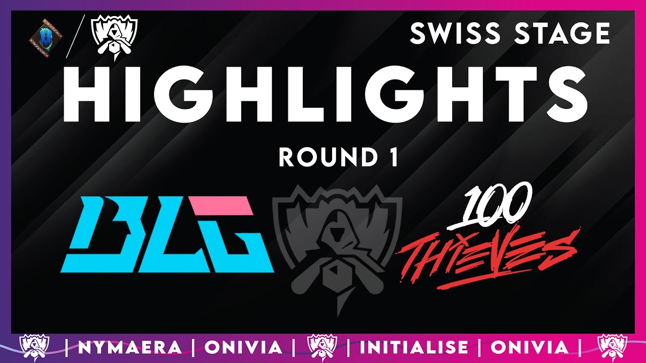 BLG vs 100T Highlights | Worlds 2025 Swiss Stage
