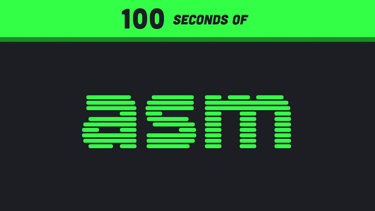 Assembly Language in 100 Seconds ⏱️