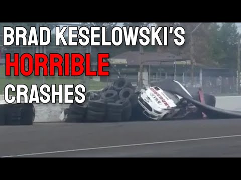 Brad Keselowski's Worst NASCAR Crashes