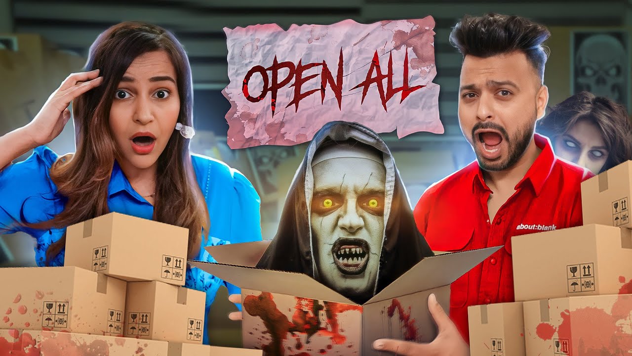 You Won't Believe What Happained When We Opened 100 Horror Mystery Boxes! 😱