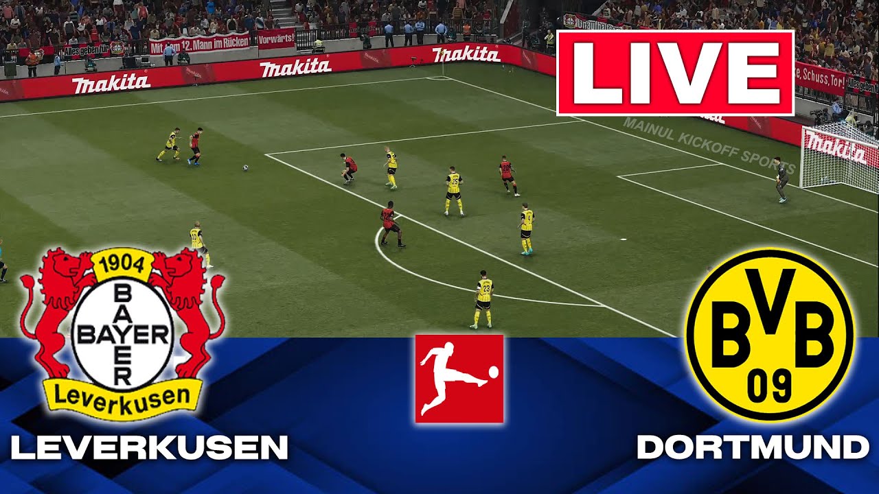 Live: Leverkusen vs Dortmund | Bundesliga 2025 Full Match ⚽