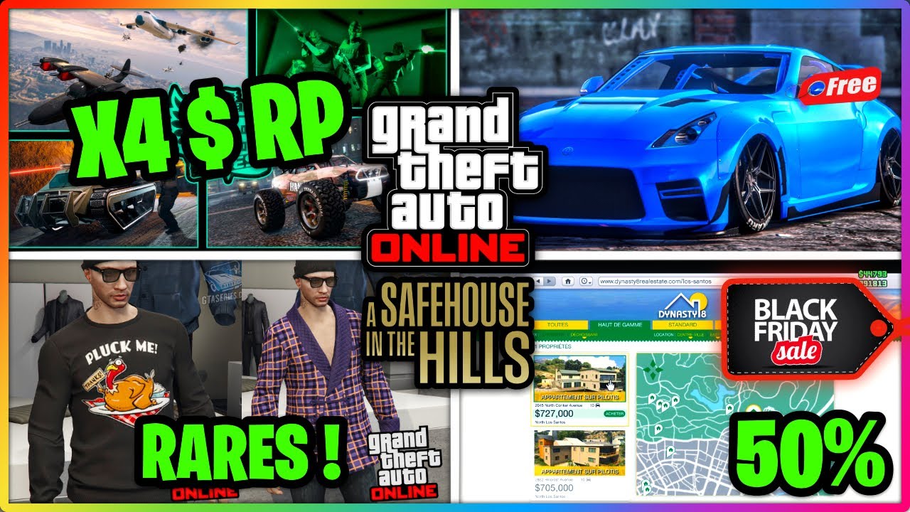 GTA5 Online: Braquage X4$, Black Friday Deals 🛍️