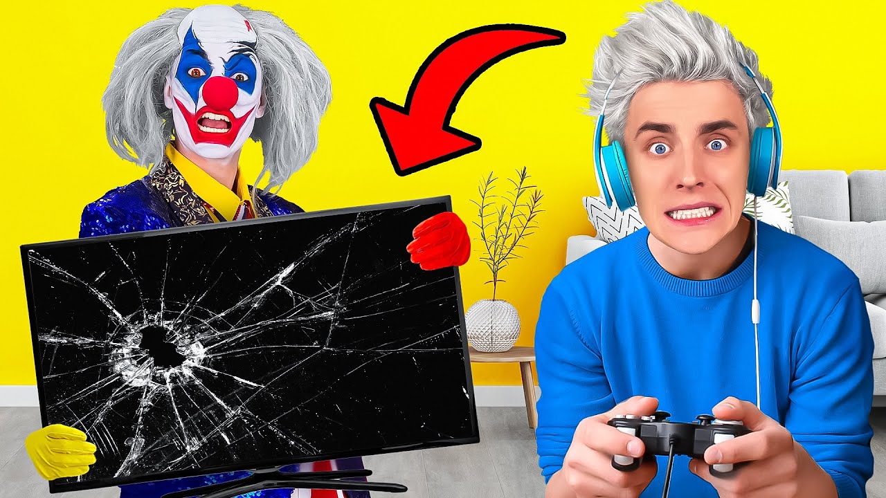 Игнорируем клоуна 24 часа! 😱